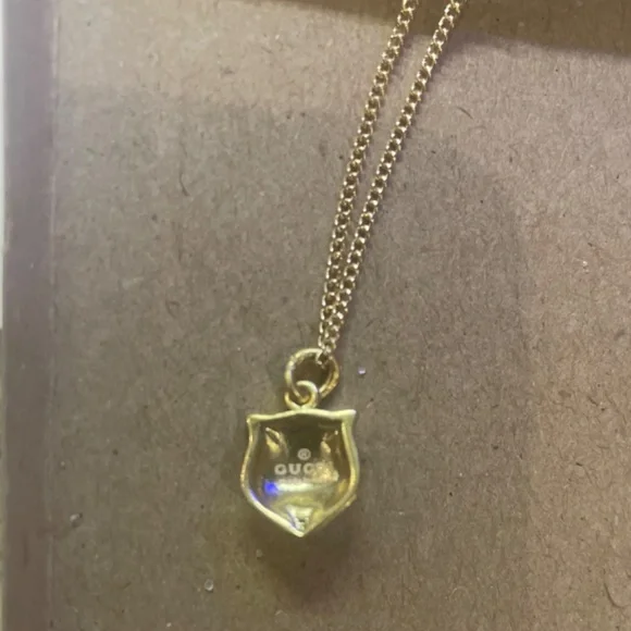 Gucci Angry Cat pendant with free chain - Picture 4 of 4